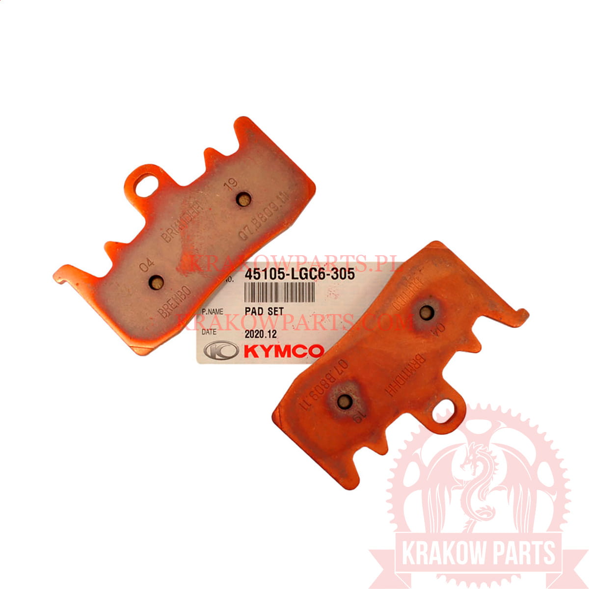 KYMCO Rear Brake Pad Set – AK550 OEM Brake Pads 45105-LGC6-305