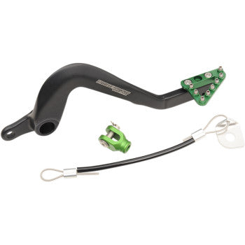 Brake Pedal - Green - Kawasaki Moose Racing