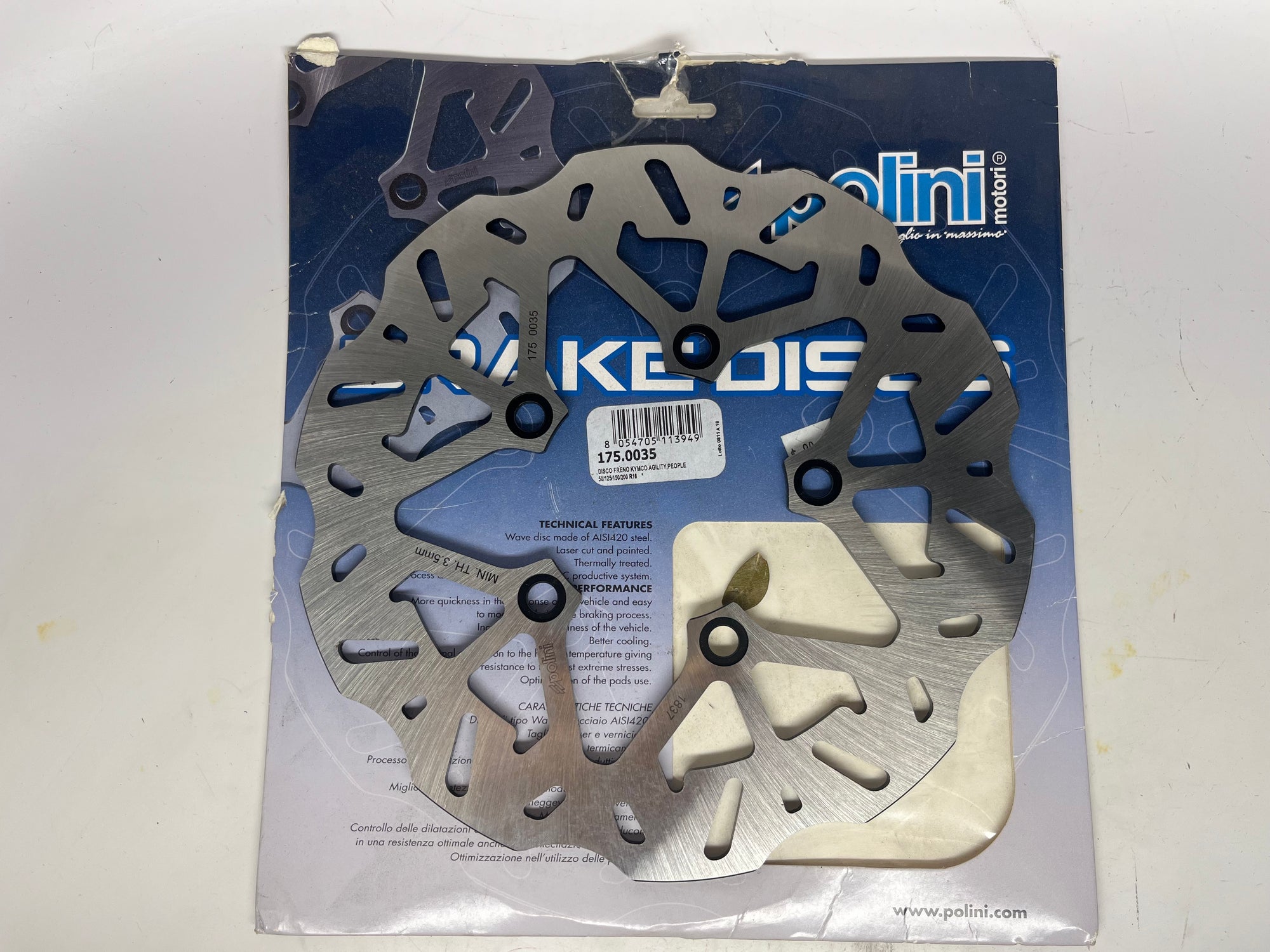 Polini Front Brake Rotor – Brake Disc Part No. 175.0035