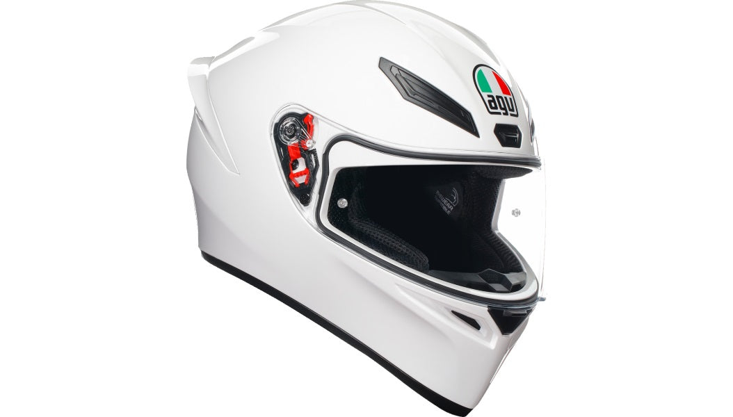 AGV 0101-15648 2118394003028XLK1 S Solid Helmet K1 S Helmet - White - XL