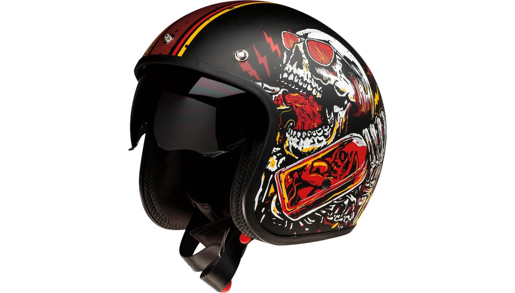 Saturn Devil Made Me Helmet Saturn Helmet - Devil Made Me - Black/Red