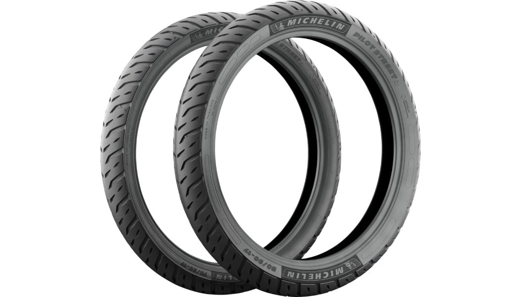 MICHELIN Pilot Street 2 Tire Reinforced Tire - Front/Rear - 100/90-10 - 61P PU 0305-0826 18500