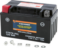FIRE POWER BATTERY CTX7A SEALED FACTORY ACTIVATED