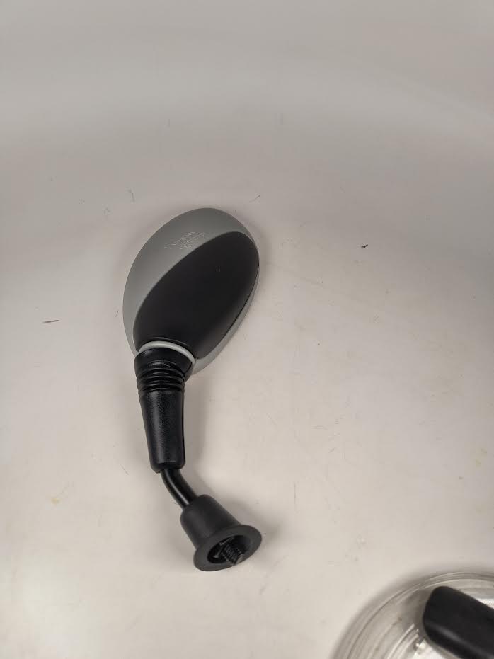 SYM Mirrors, Grey and Black