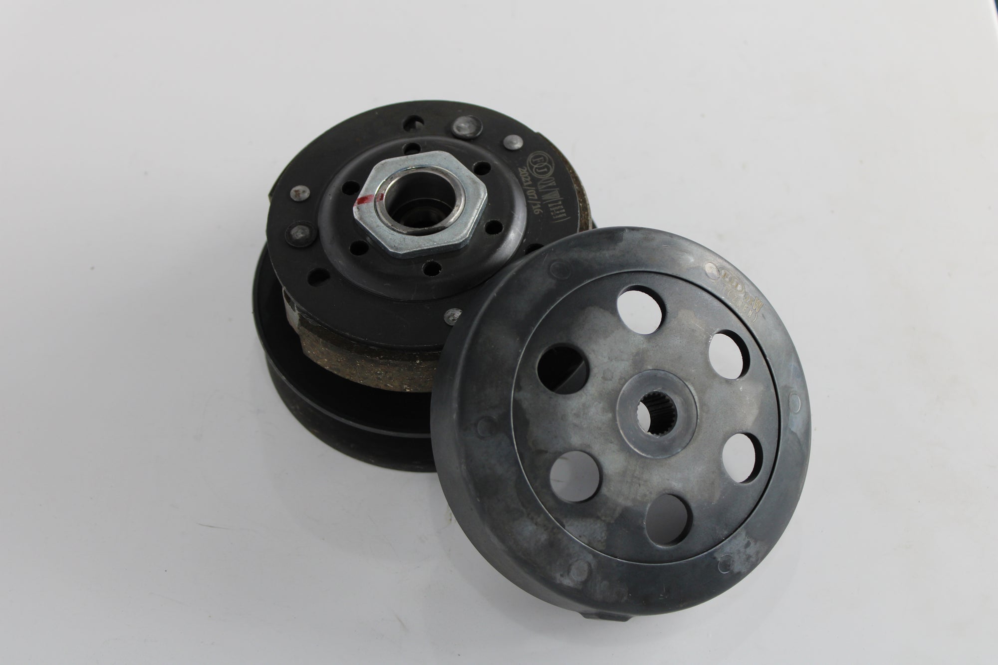 QMB139 50cc Rear Clutch Pulley Assembly with Bell | Complete CVT Transmission Kit