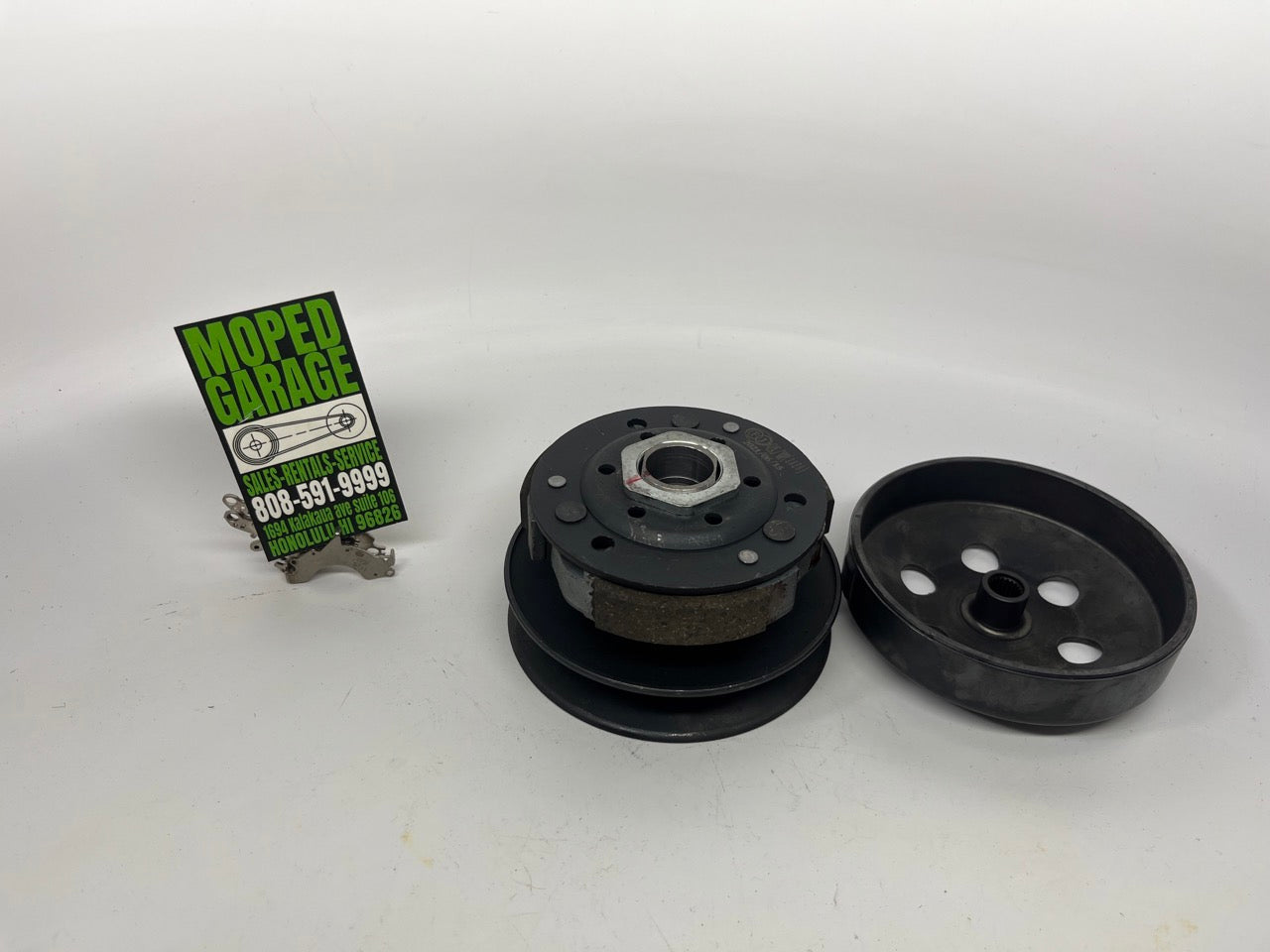 QMB139 50cc Rear Clutch Pulley Assembly with Bell | Complete CVT Transmission Kit