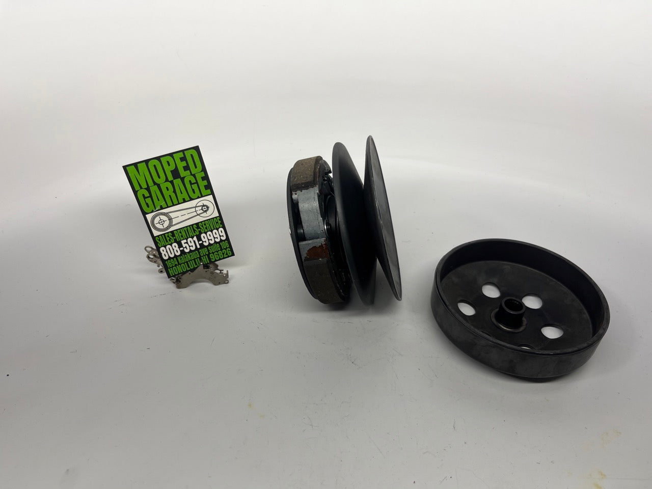 QMB139 50cc Rear Clutch Pulley Assembly with Bell | Complete CVT Transmission Kit