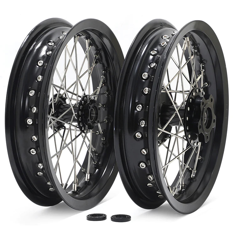 12''×2.15'' Supermoto Wheel Set For Sur-Ron Light Bee X / Talaria Sting MX3 / MX4
