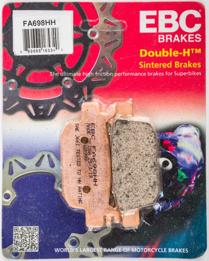 EBC BRAKE PADS FA698HH DOUBLE-H SINTERED WPS 15-698H FA698HH
