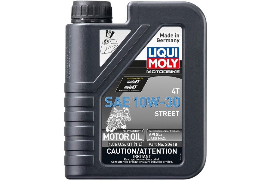 LIQUI MOLY Street 4T Engine Oil Street 4T Oil - 10W-30 - 1 liter PU 3601-0688 20418