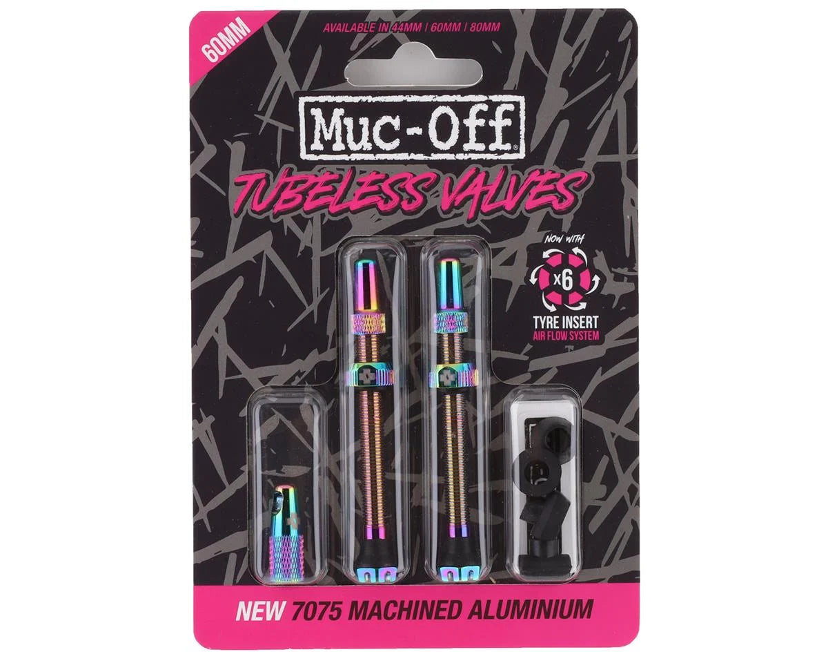 Muc-Off Tubeless Valves – 7075 CNC Machined Aluminum