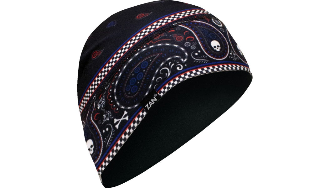 ZAN HEADGEAR SportFlex® Helmet Liner SportFlex® Helmet Liner - Classic Bandanna - Red/White/Blue 2 PU504-0557 WHLL148