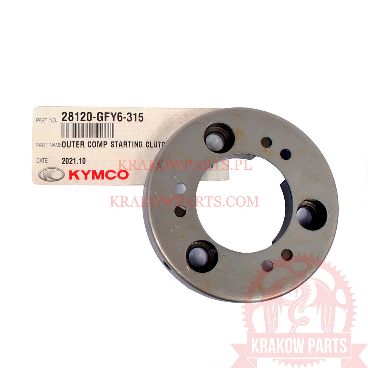 KYMCO Outer Comp Starting Clutch – Like 150 / People 150 / Spade OEM Part 28120-GFY6-315