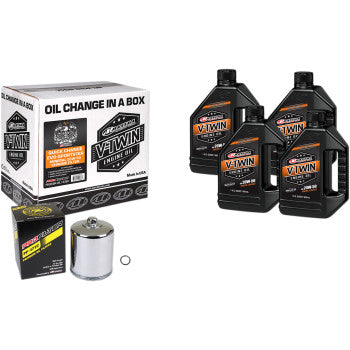Evo/XL Quick Oil Change Kit - Chrome Filter maxima