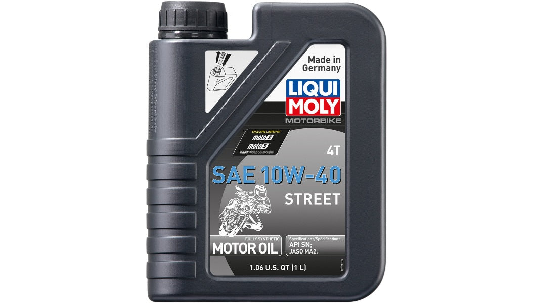 LIQUI MOLY Street 4T Engine Oil - 10W-40 - 1 liter