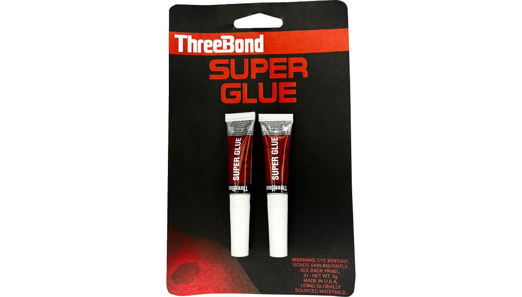 THREEBOND Super Glue Super Glue - 2 g Tube - 2 Pack PU 3711-0053 174BTBL181