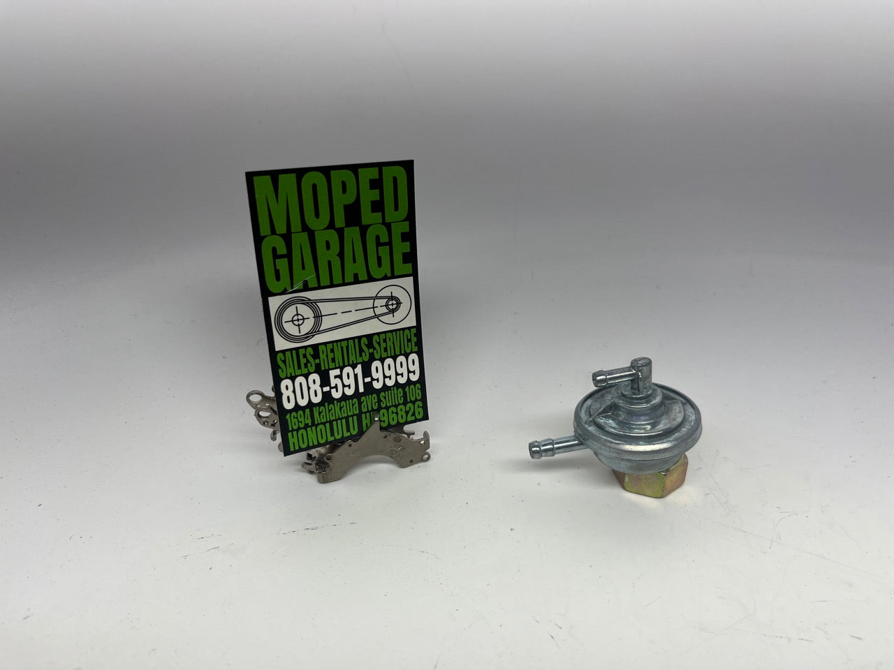 Fuel Petcock Valve – Screw Type 2-Prong | Universal 50cc–250cc Motorcycle Scooter Gas Tank Switch