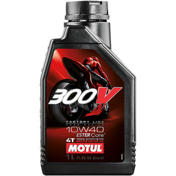 MOTUL 300V Factory Line Road Racing Synthetic 4T Engine Oil - 3601-0071