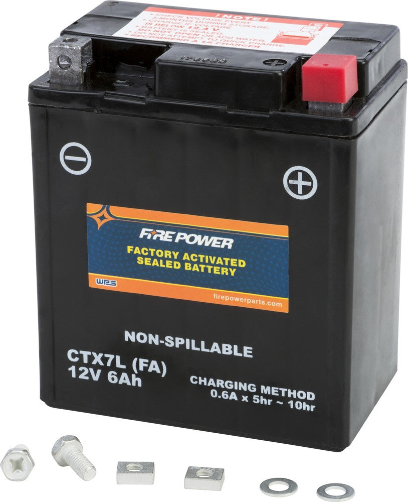 FIRE POWER BATTERY CTX7L SEALED FACTORY ACTIVATED WPS 49-2245