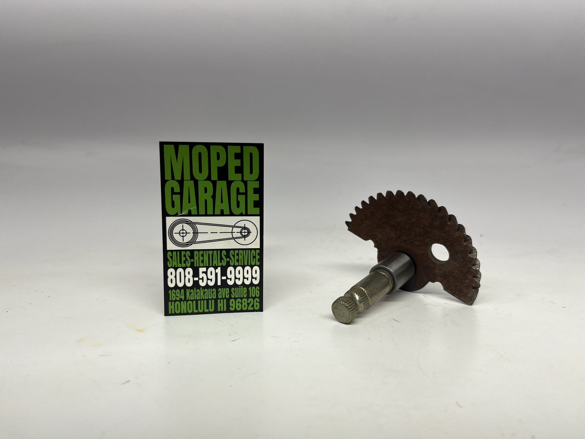 Half Moon Kickstart Gear with Bushing for QMB139 50cc | GY6 Scooter Kick Start