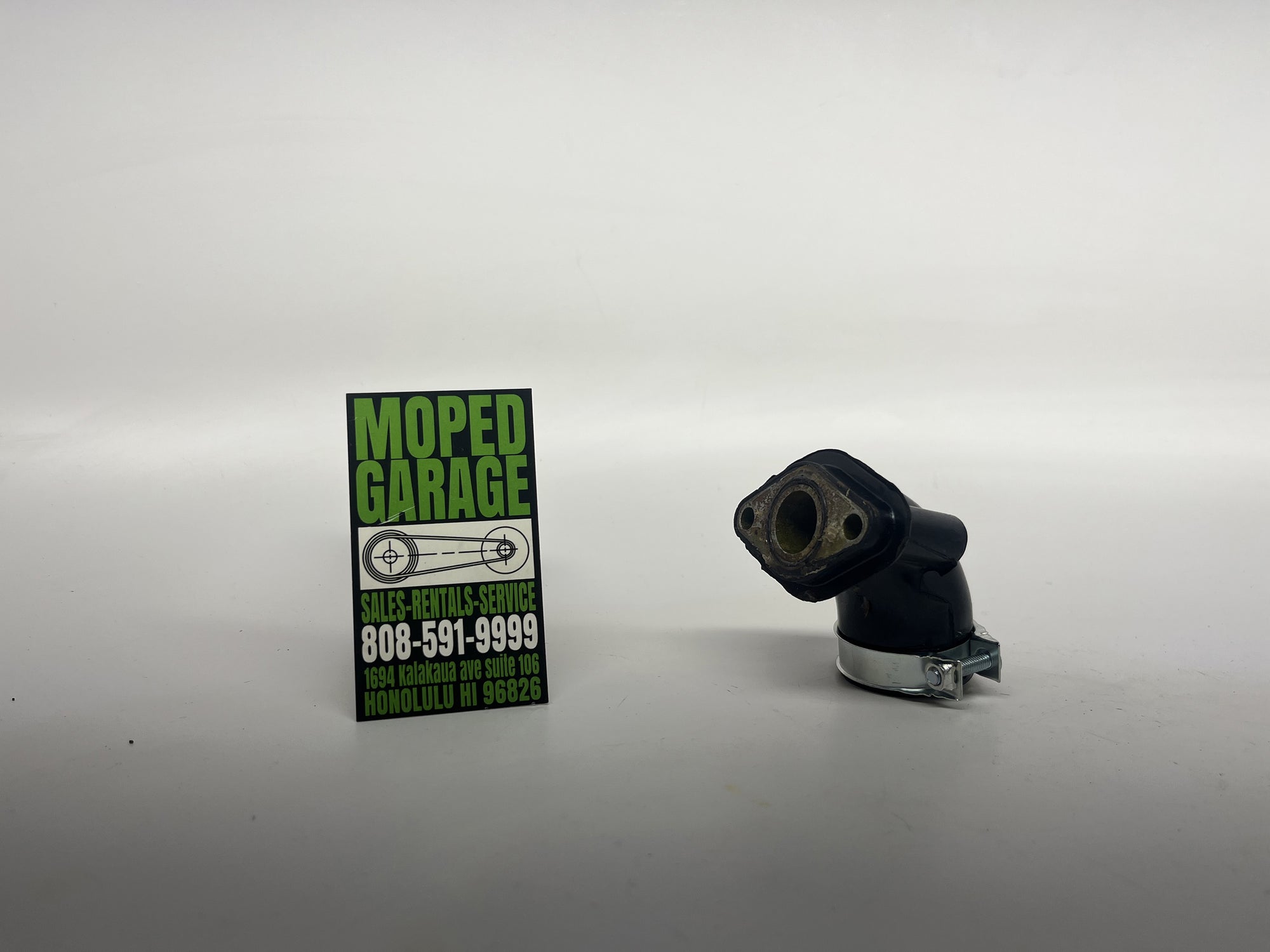 Intake Manifold for QMB139 GY6 50cc Engine | 1 Vacuum Port | Scooter Carb Boot