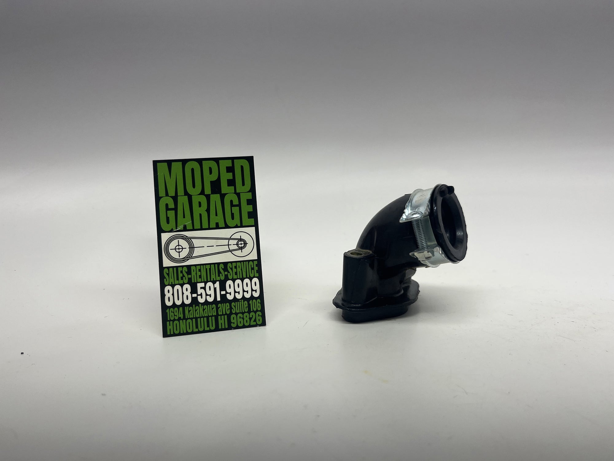 Intake Manifold for QMB139 GY6 50cc Engine | 1 Vacuum Port | Scooter Carb Boot