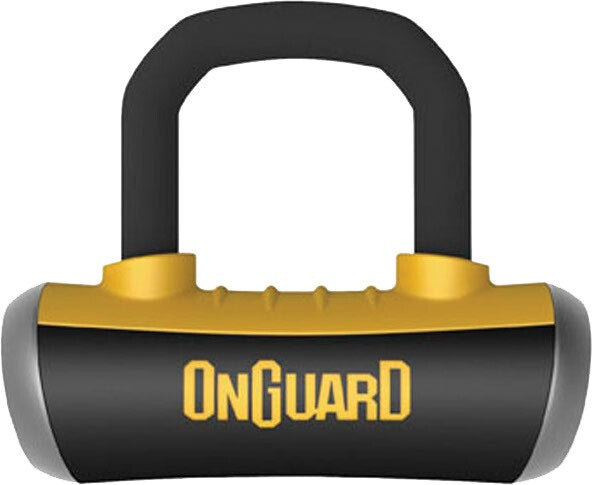 ONGUARD BOXER 8046 DISC LOCK WITH DISC REMINDER BLACK/YELLOW WPS57-9610