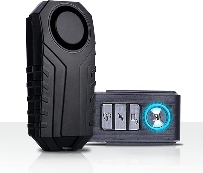 Upgraded Waterproof Bike Alarm with Remote