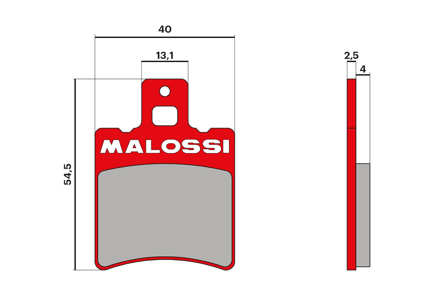 Malossi - mhr brake pads