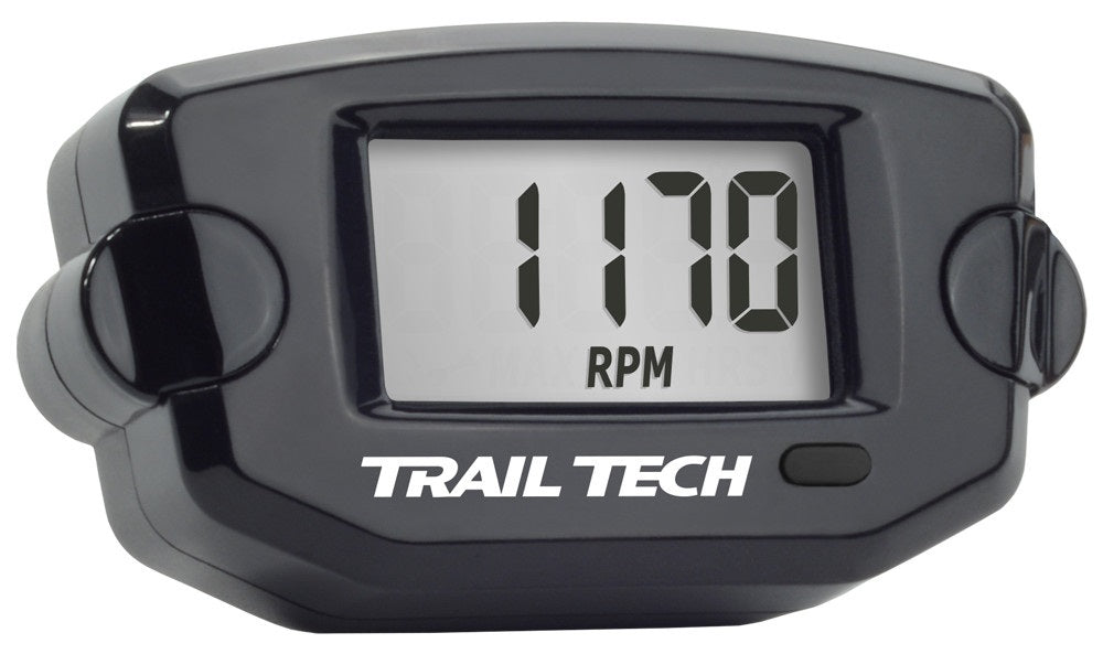 TRAIL TECH TTO TACH HOUR METER - Black WPS 665-0032