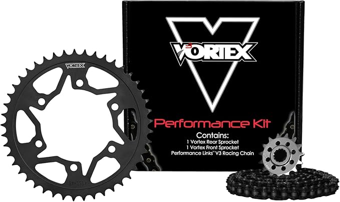 Vortex CK5225 Chain & Sprocket Kit for Suzuki GSX-R600 2001–2003 – Performance OEM Replacement