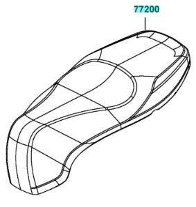 KYMCO Like Seat Assembly 77200-ACC1-E10-T01