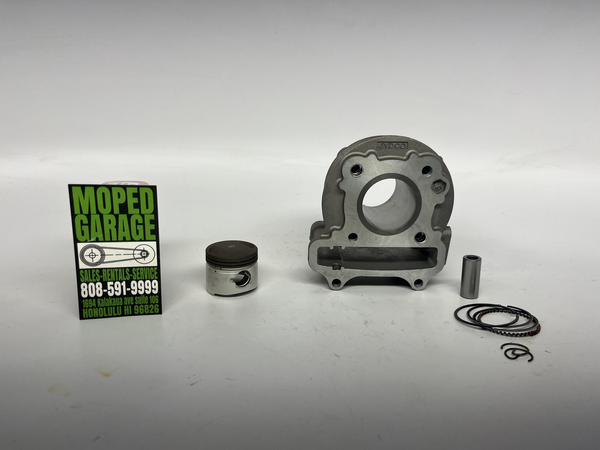 49cc Cylinder Kit for QMB139 GY6 50cc Scooters | Piston, Rings, Pin – No Gaskets