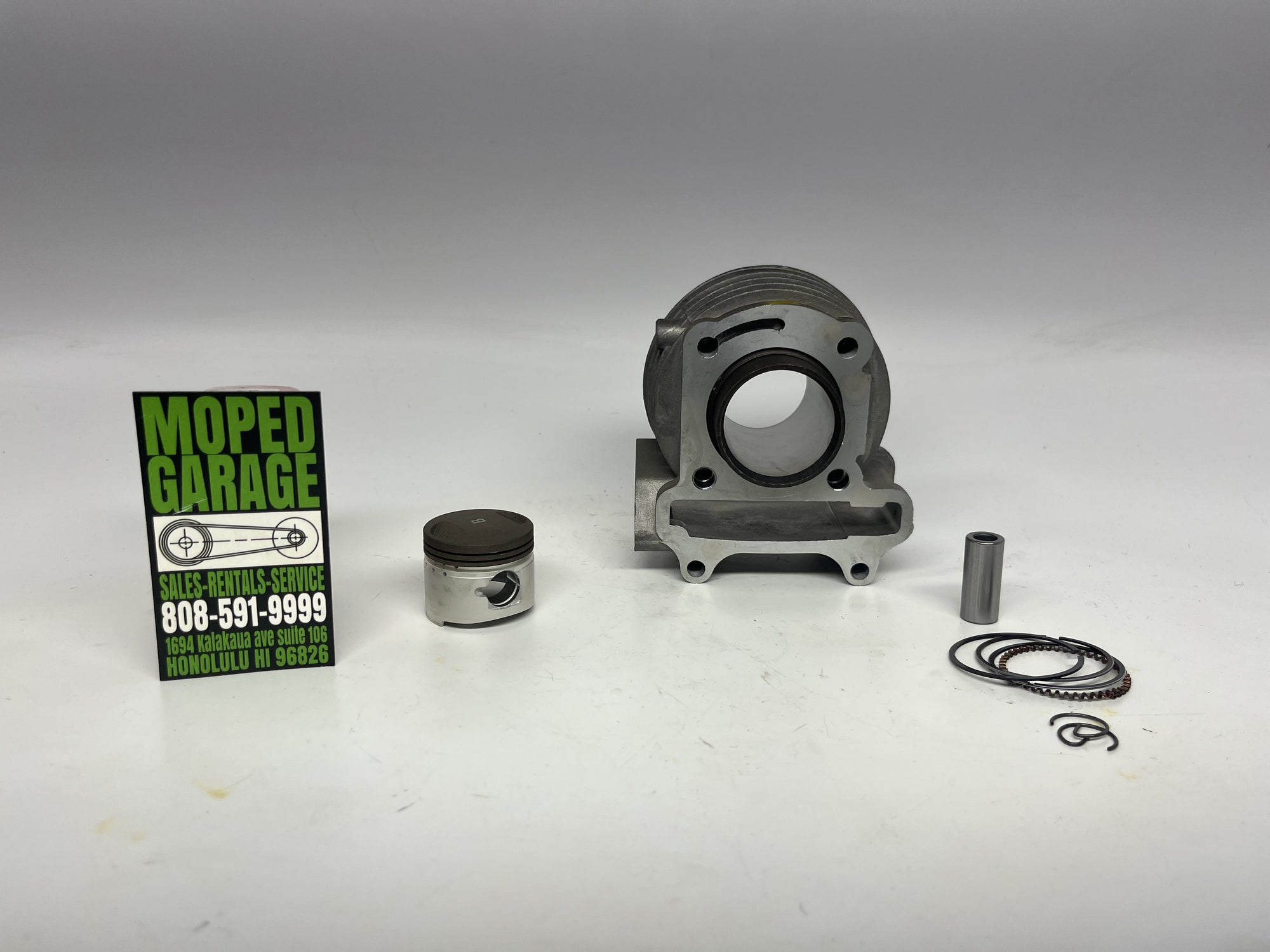 49cc Cylinder Kit for QMB139 GY6 50cc Scooters | Piston, Rings, Pin – No Gaskets