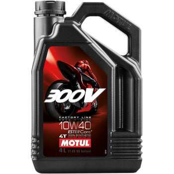 MOTUL 300V Factory Line Road Racing Synthetic 4T Engine Oil - 3601-0072