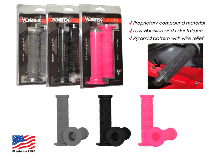 Vortex V3 Grips | High-Performance Comfort & Control – Made in the USA