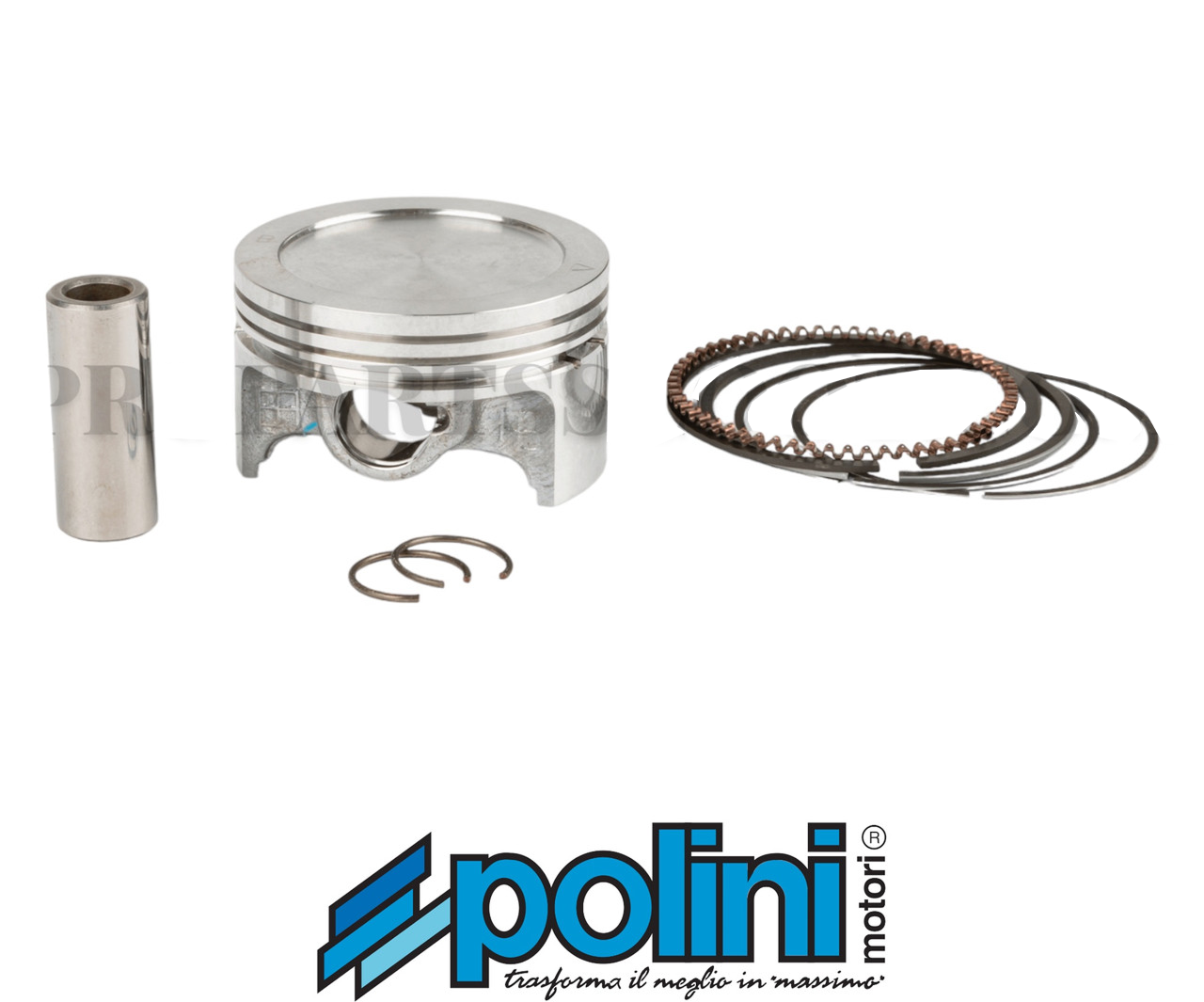 Polini 50mm Piston Kit – QMB139 / Kymco Agility – Part #204.0929/B