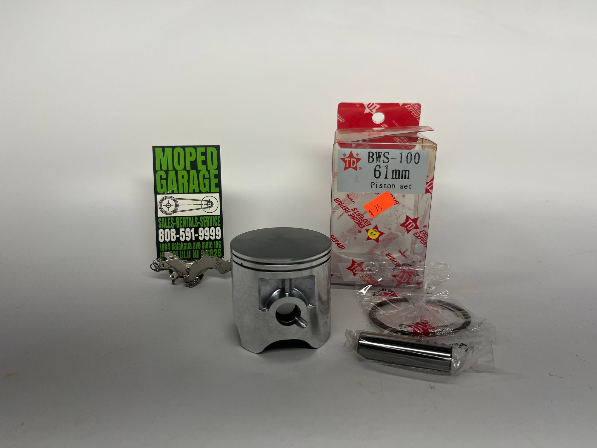 Taida 61mm Big Bore Piston Kit – Yamaha BWS 100 / Zuma 100 | TD Performance Set
