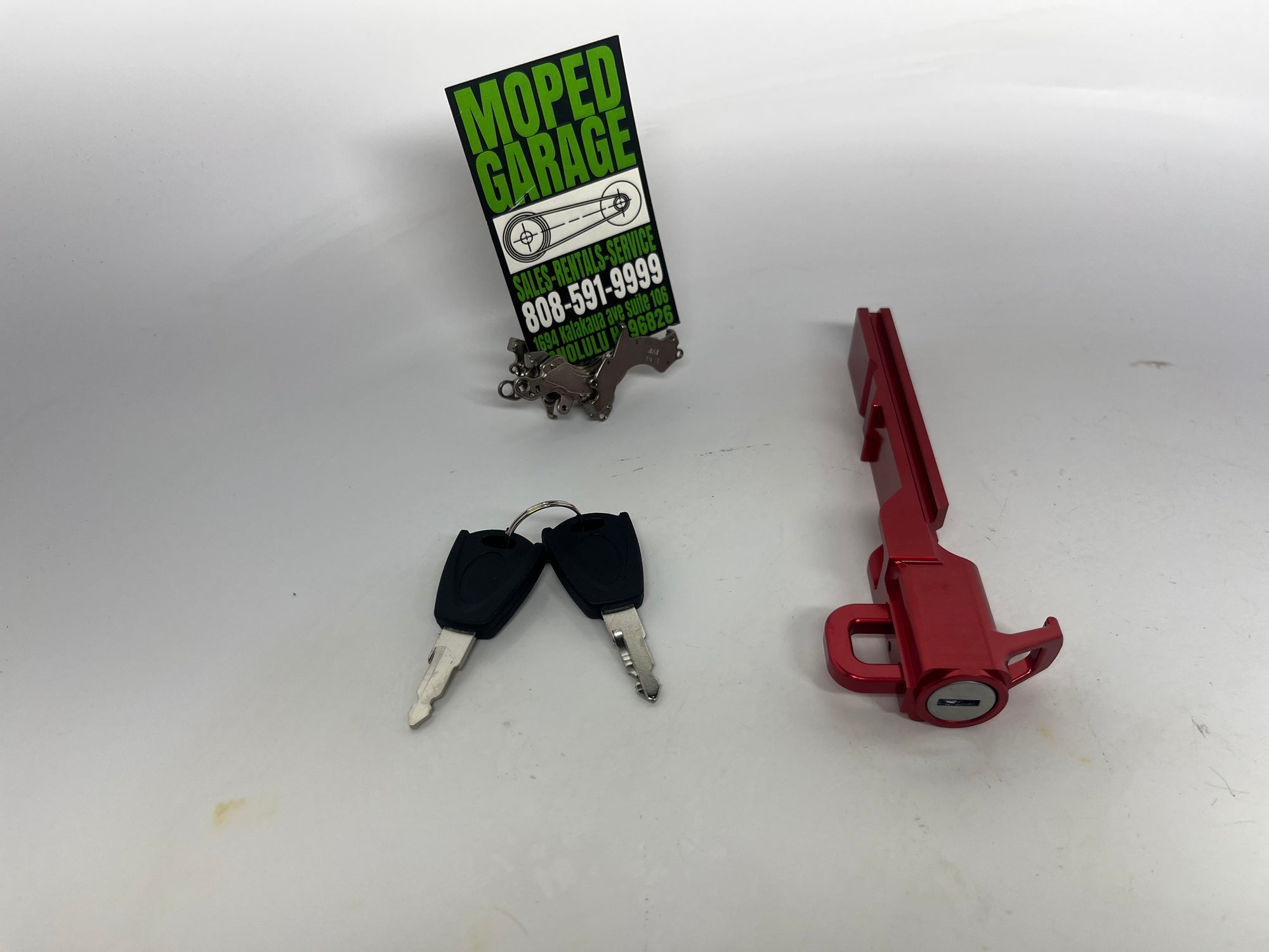 Helmet Hook for Vespa - Red