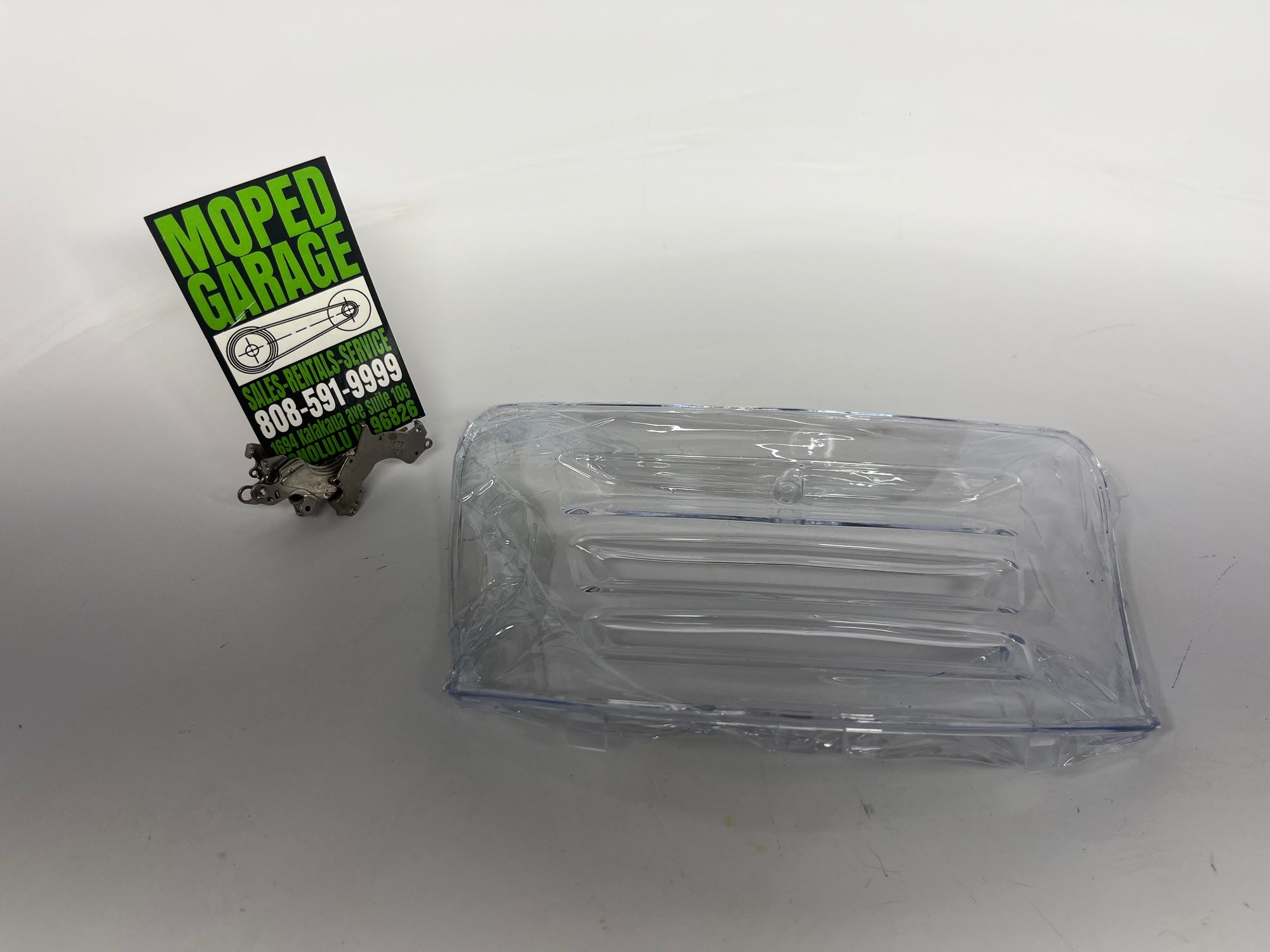 Clear Battery Shield for Vespa Scooters – Protective Cover