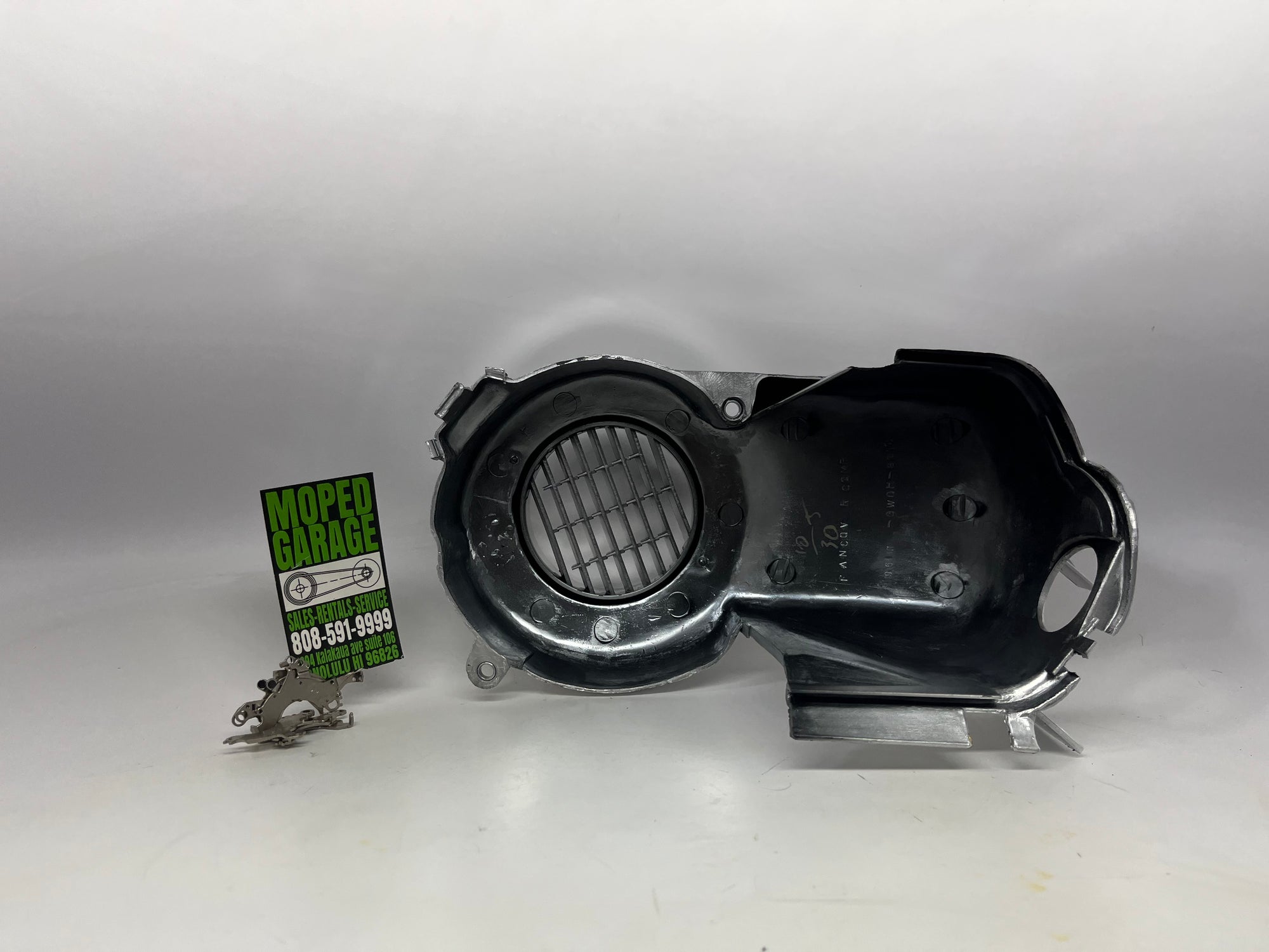 SYM Chrome Fan Cover Assembly – Engine Cooling Shroud | Part No. 1961A-F01-000