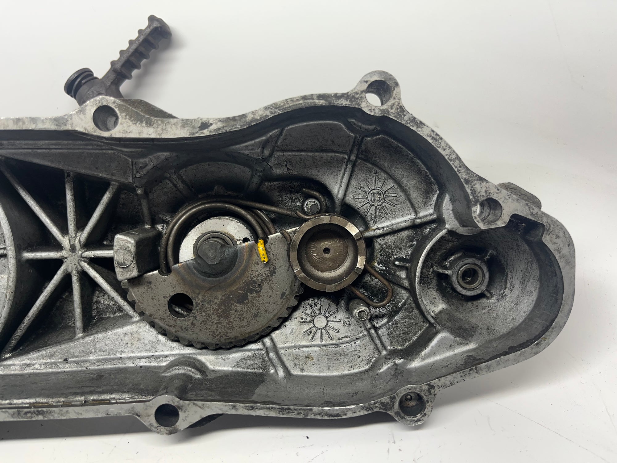 SYM Kicker Cover with Internals – OEM Used Scooter Part