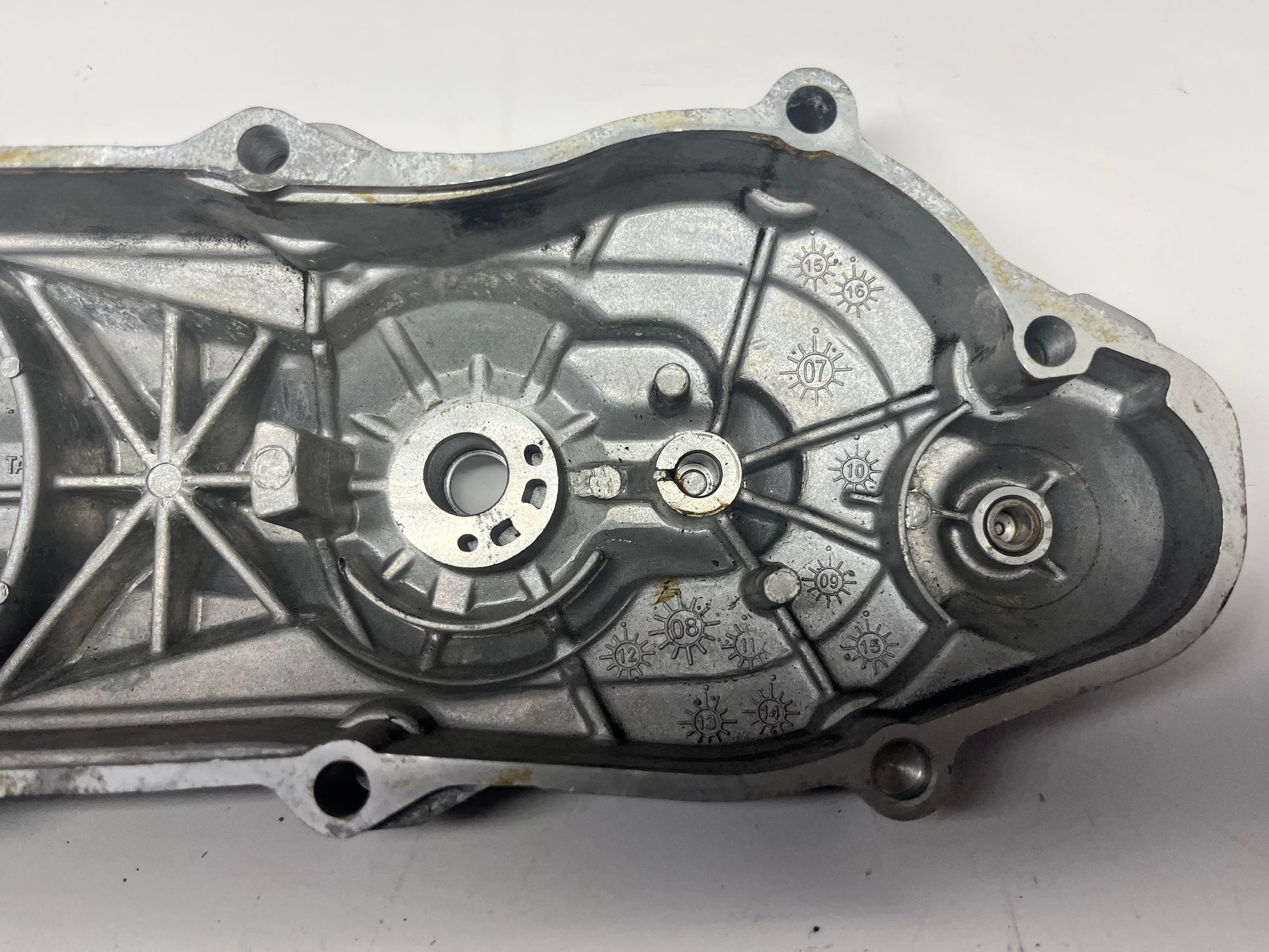 SYM DD50 Kicker Cover – OEM Used Scooter Engine Cover – Used Exact Item Shown