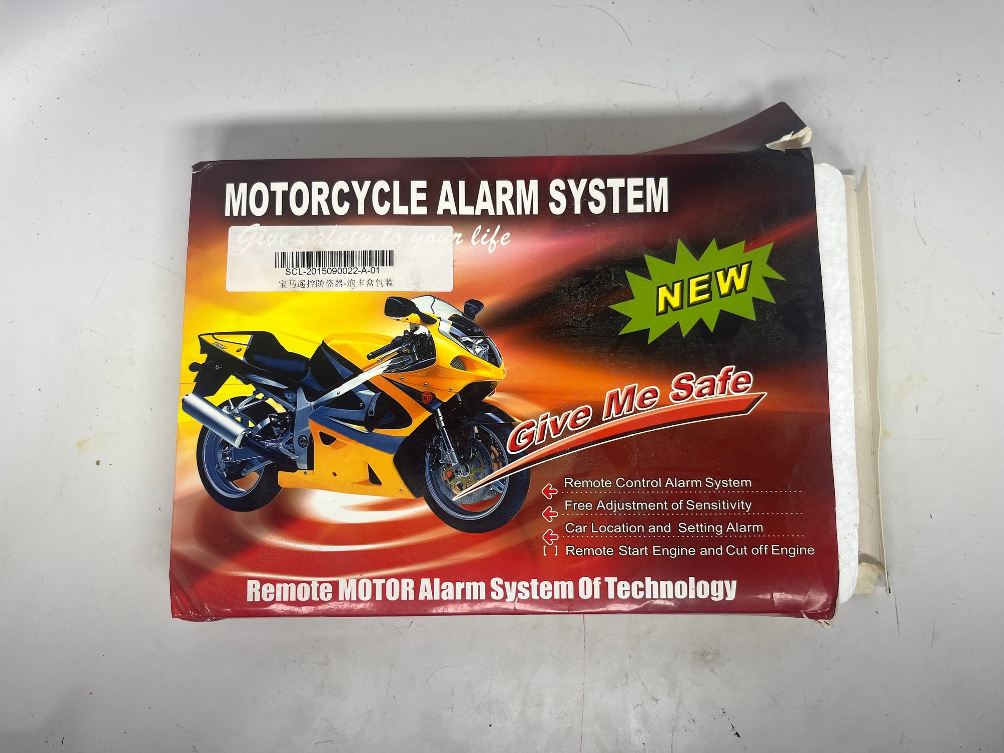 Universal 12V Motorcycle Alarm System – Smart Anti-Theft Security with Engine Start & 2 Remote Controls – For Motorcycles, Scooters, Mopeds