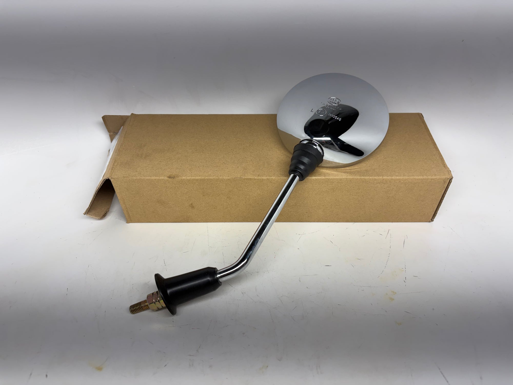 KYMCO Right Side Rearview Mirror Set Assembly – Like 50 / 150 | OEM Chrome Mirror Replacement 88110-AEA7-M30