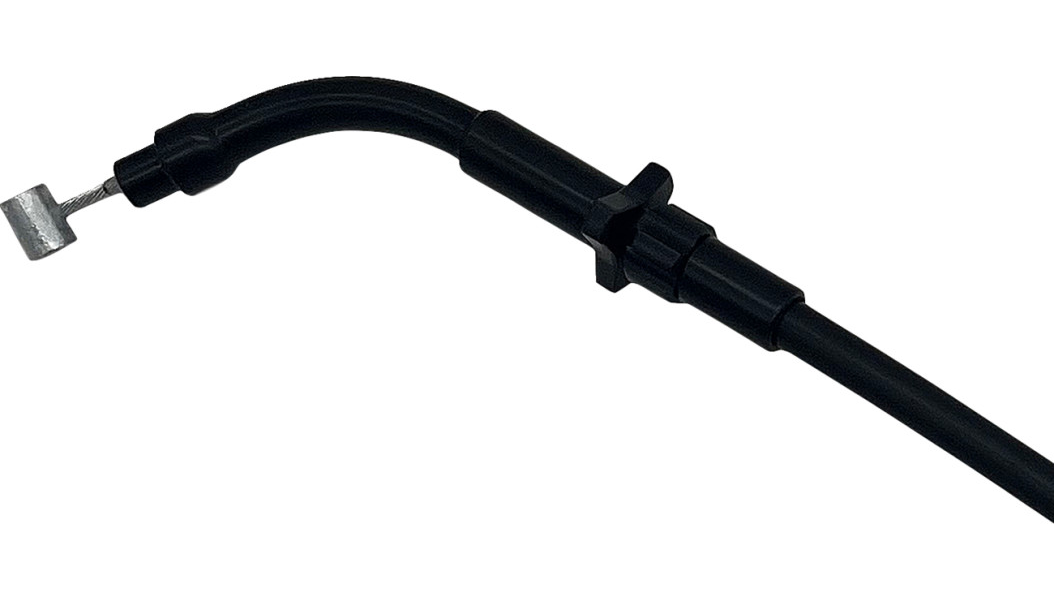 Fat Baggers Inc. EZ Install Upper Clutch Cable +6" – FLHX / FLTR SE – Black Vinyl | No-Tool Adjustment | Made in USA – 0662-1235
