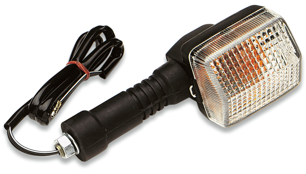 K&S Technologies Turn Signal – 25-1036C | Clear Lens, Amber Light – OEM Replacement for Honda XR/XL/Nighthawk Models