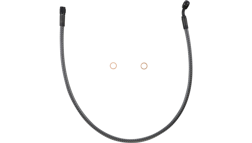 Magnum Shielding KARBONFIBR Designer Series ABS Front Upper Brake Line Kit – Harley-Davidson Softail Fat Boy / Slim (2015–2017) – 1741-6301