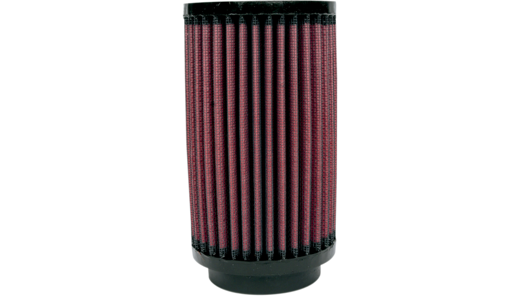 K&N RU-82 Universal Clamp-On Air Filter – Centered Flange | Washable Cotton Gauze Performance Filter