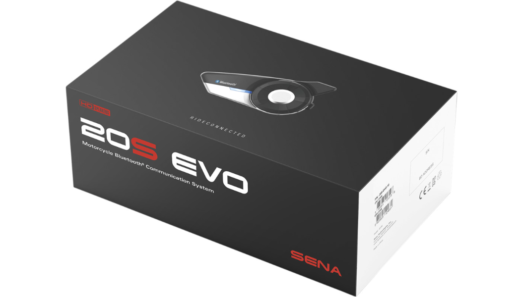 SENA 20S EVO Bluetooth Headset & Intercom – Motorcycle Communication System | 4402-0894